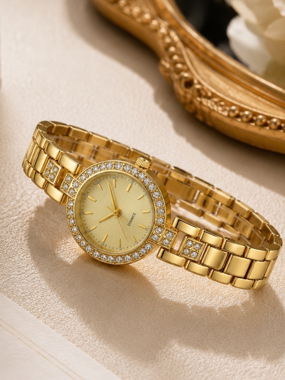 Celeste Diamond Halo Watch Bracelet